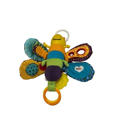 Lamaze Firefly Butterfly Infant Baby Stroller Rattle Crinkle Hang Toy Teether