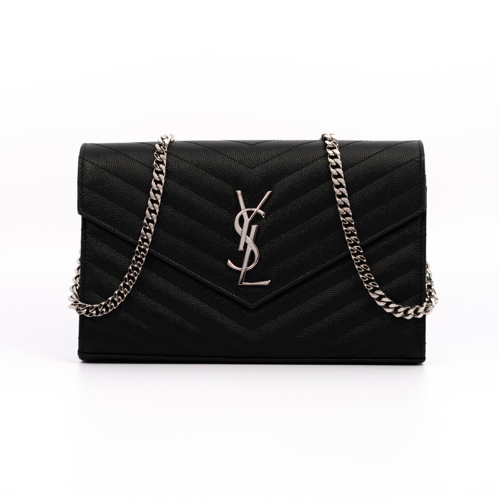 SAINT LAURENT CARTERA CLASSICA CON CADENA CASSANDRE