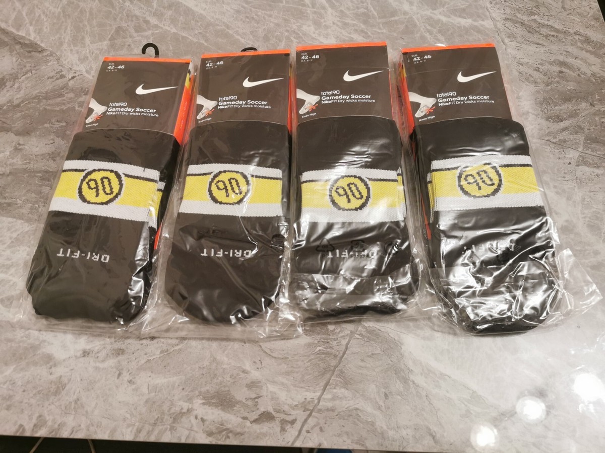 Nike Total 90 Gameday Soccer socks Dri-FIT Size 8-11 pack UK