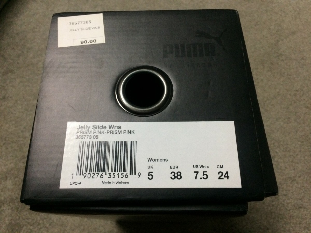 PUMA Fenty by Rihanna Jelly Slide 36577305 Womens Pink Slides