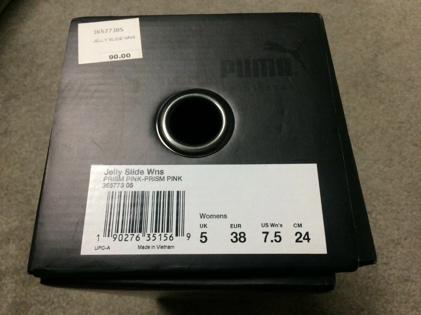 Nuovi sandali infradito PUMA NUOVI CON ETICHETTE DONNA RAGAZZA RIHANNA SLIDES ROSA JELLY 7 5 $80