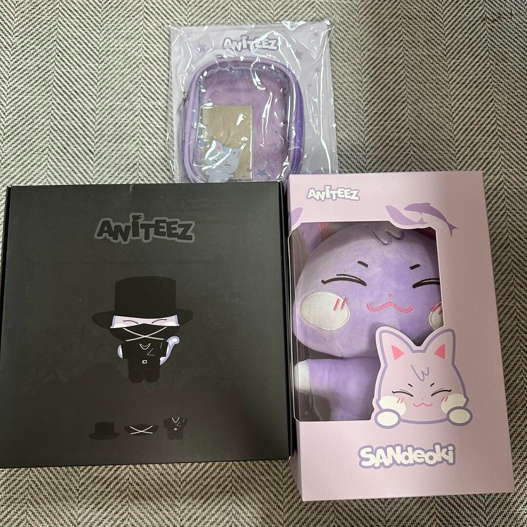 ATEEZ ANITEEZ サン サンドキ ぬいぐるみ PLUSH DOLL ATEEZ ANITEEZ Pop Up in Illusion SANdeoki San Plush Doll