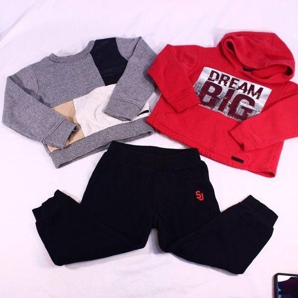 Sean John Piece Hoodie, Joggers Crewneck Set Toddler Boys Size