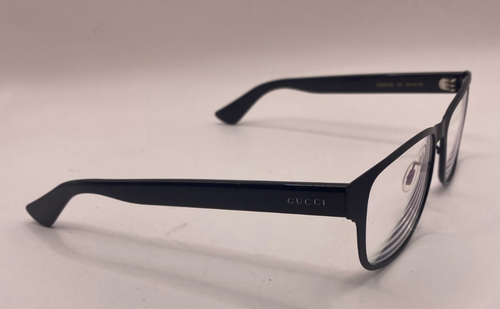 GUCCI EYEGLASSES FRAMES ONLY GG0007OZ BLACK FULL RIM 55-16-145