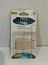 Uninex Phone Modular Inline Coupler TA103IV Line Cord, New Sealed