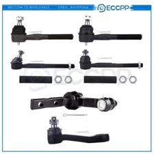 8pcs Front Tie Rod Ends Pitman Idler Arm For Ford F-150 Heritage Expedition