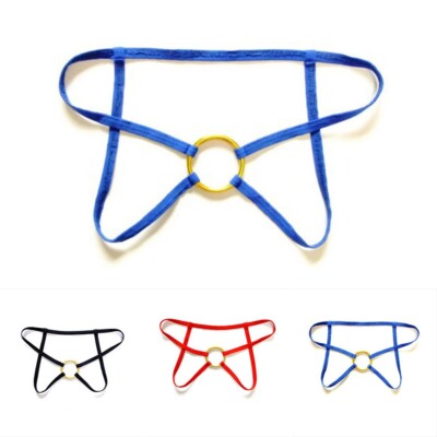 Weiße Herren T String Unterwäsche mit niedriger Taille und G String Design
