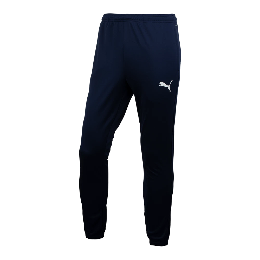 Puma 65739006 Team Rise Poly Mens Training Long Pants Asia Fit Navy 657390 06