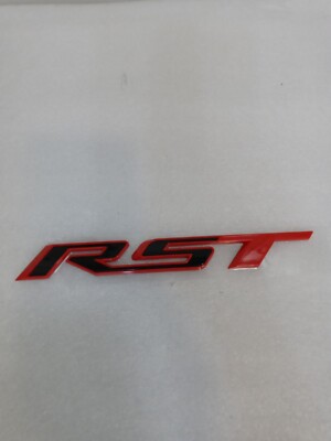 Red Rst Emblem Tailgate RST Emblem Red/Blk Chevrolet Tahoe Suburban Badge 9.25 Inches ...