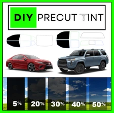 DIY PreCut Premium Ceramic Window Tint ANY Toyota Tundra 00-23 FRONT TWO Doors
