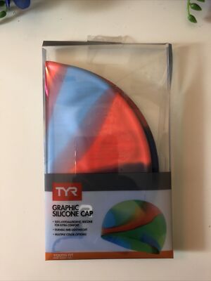 TYR Tie Dye Graphic Silicon Swim Cap 