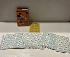 Vintage Disney Mickey Mouse Educational Card Game 1972 Educards
