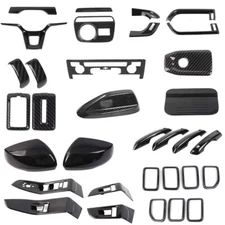 Carbon Fiber Full Decoration Accessories Cover Trims For Jeep Grand Cherokee 22+