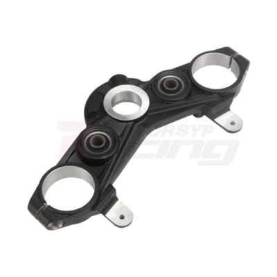 Black Upper Triple Tree Clamp For Kawasaki Z900 ZR900 2017-2023