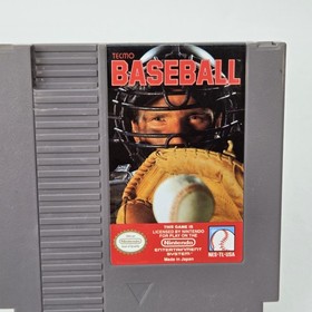 Tecmo Baseball NES Nintendo Authentic Original