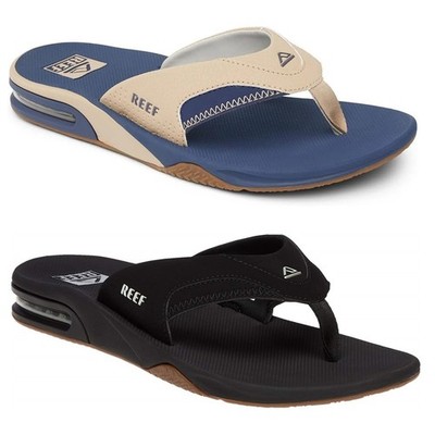 Reef FANNING Herren Outdoor Sandalen Zehentrenner Badelatschen schwarz