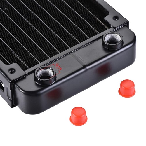Water Cooling Radiator for PC CPU 155mm x 120mm x 32mm with 10 Aluminum Tube - Afbeelding 4 van 6