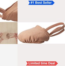 Women's Ballet Dance Shoes Stretch Canvas Suede Outsole Slip Resistant Pull-On