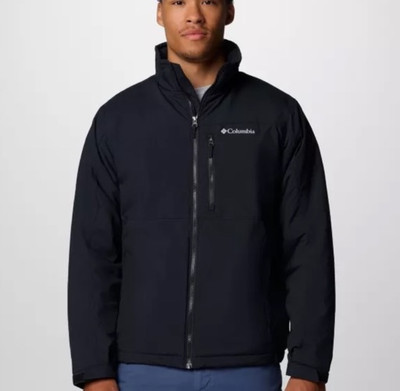 Columbia Northern Utilizer II Jacket Mens Large Black Fleece Lined