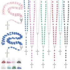 32 Pk Pearl Rosary Beads Catholic Religious Jewelry First Communion Baptism Gift