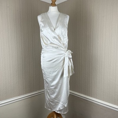 Never Fully Dressed Vienna ärmelloses Wickelkleid Ivory Medium Hochzeit Anlass