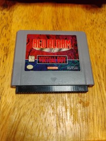 Virtual Boy Console with RED ALARM Game and Nintendo CONSOLE FOR PARTS OR REPAIR