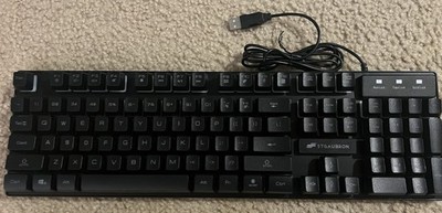STGAUBRON Backlit Game Keyboard USB