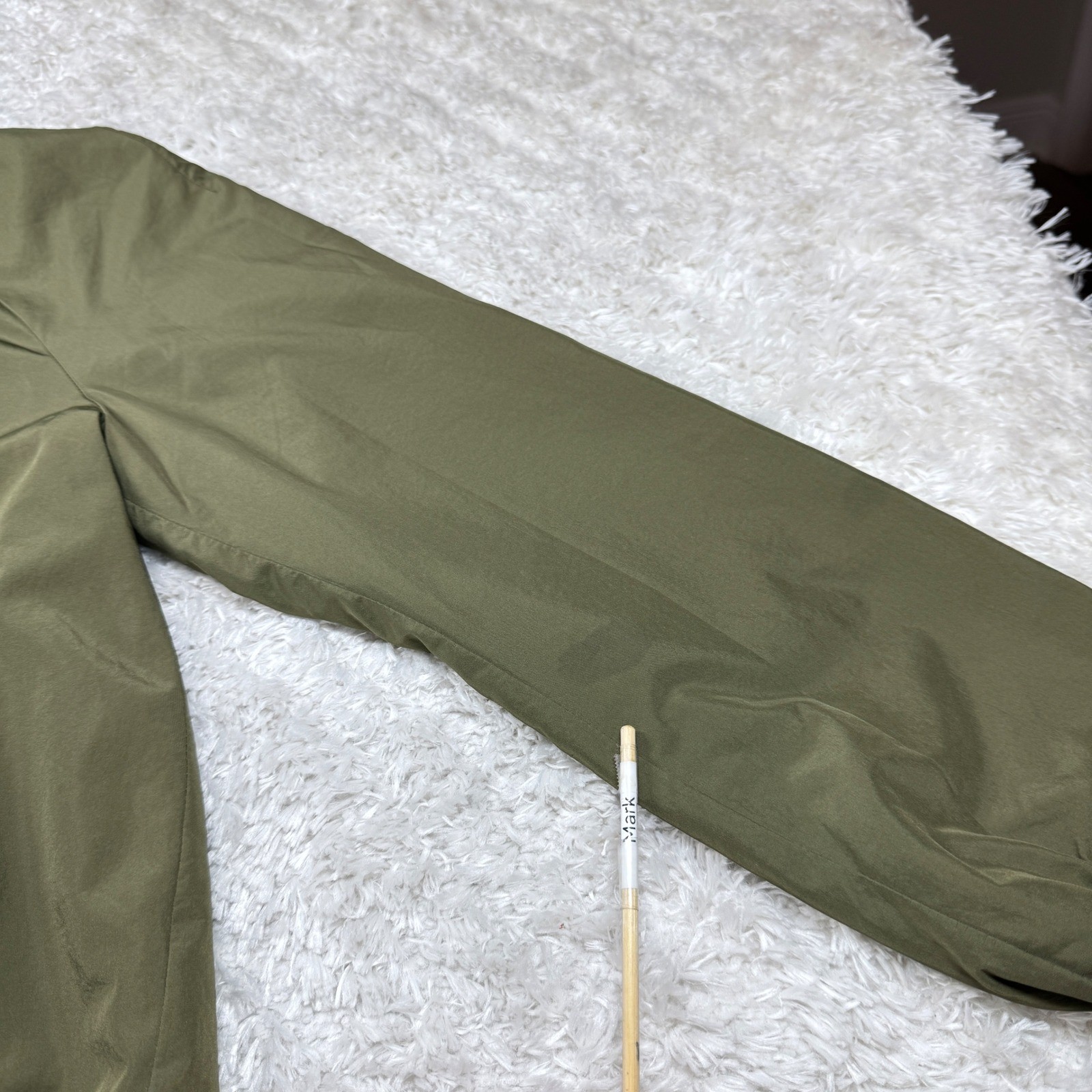 Zara Basic Outerwear Jacket Women's Small Olive G… - image 6