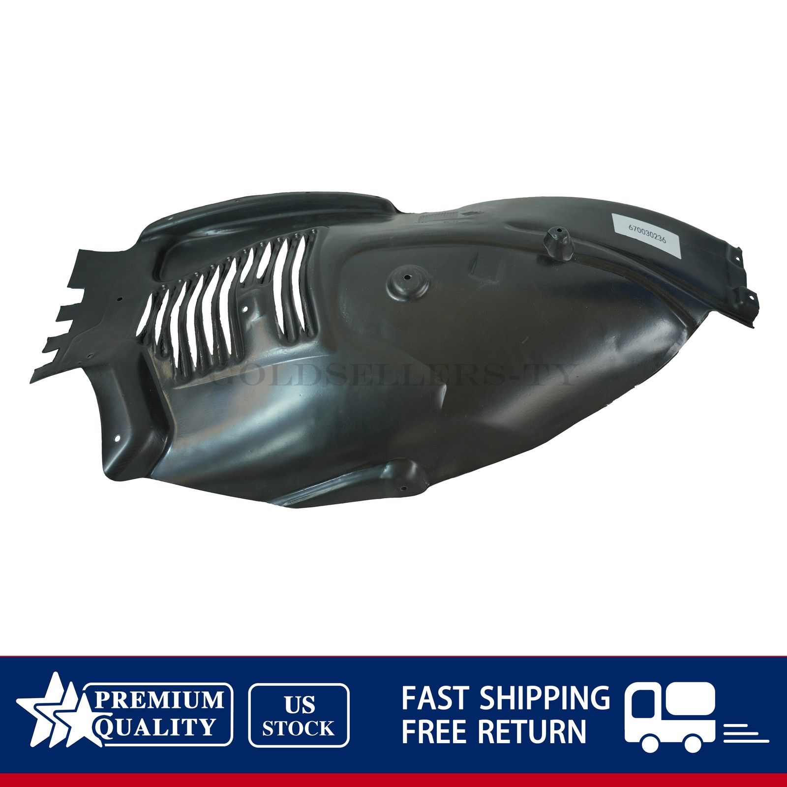 NEW For 2014 2015 2016 2017 Maserati Ghibli Fender Liner Front Right 670030236