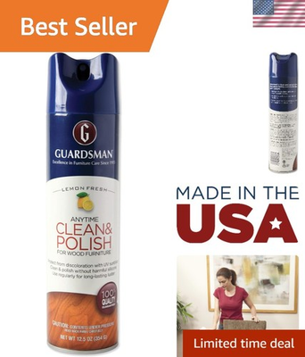 #ad #ad 12.5 oz Anytime Clean amp; Polish: Streak Free Wood Cleaner with UV Protection $9.99