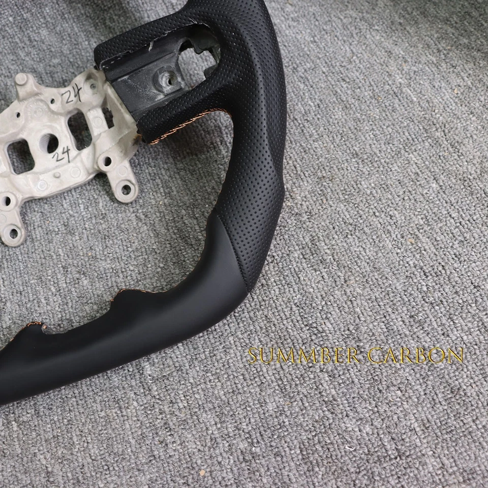 Perforated Leather Steering Wheel For Jeep Wrangler JL/JT 18-23 None Heated - Image 3 of 4