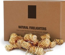 Natural Firelighters Eco Wood Flame Starters Ideal For Stove BBQ & Pizza Ovens 7.55 per lighter