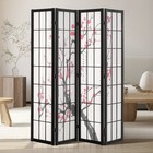 Vevor Room Divider Japanese Room Screen Divider 4 Panel for Room Separation