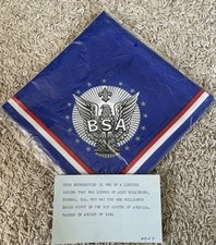 Boy Scout Neckerchief Signed By Alex Holsinger~ One Millionth Eagle Scout #9/9