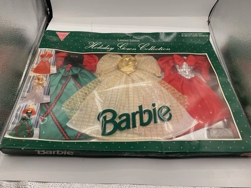 1993 Vintage Mattel Barbie Holiday Gowns Collection - Rare #697A