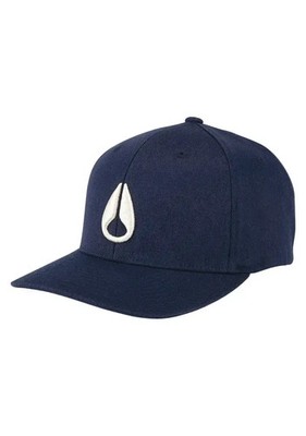 Nixon C1075-2849 NEW Unisex Flexfit Hat Blue Classic Design SIZE L/XL