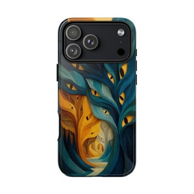 Phone Ink - Surreal Forest Trees Twisted Eyes Case for iPhone/Galaxy/Pixel