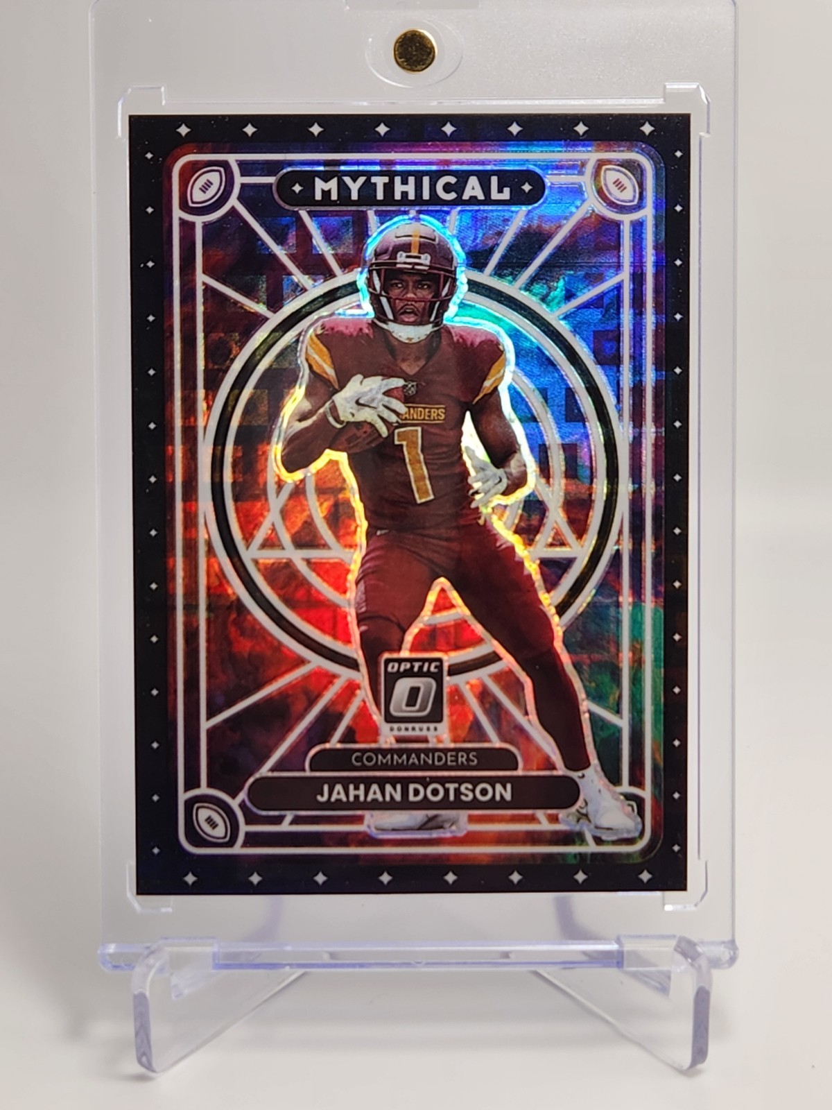2022 Panini Donruss Optic Jahan Dotson Mythical Black Pandora /25