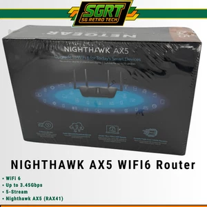 NETGEAR Nighthawk AX5 AX3600 WiFi 6 Router RAX41 Factory Sealed