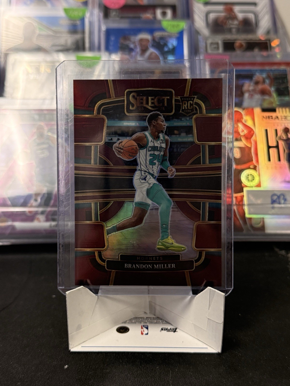 2023-24 Panini Select Brandon Miller RC Concourse Maroon /175