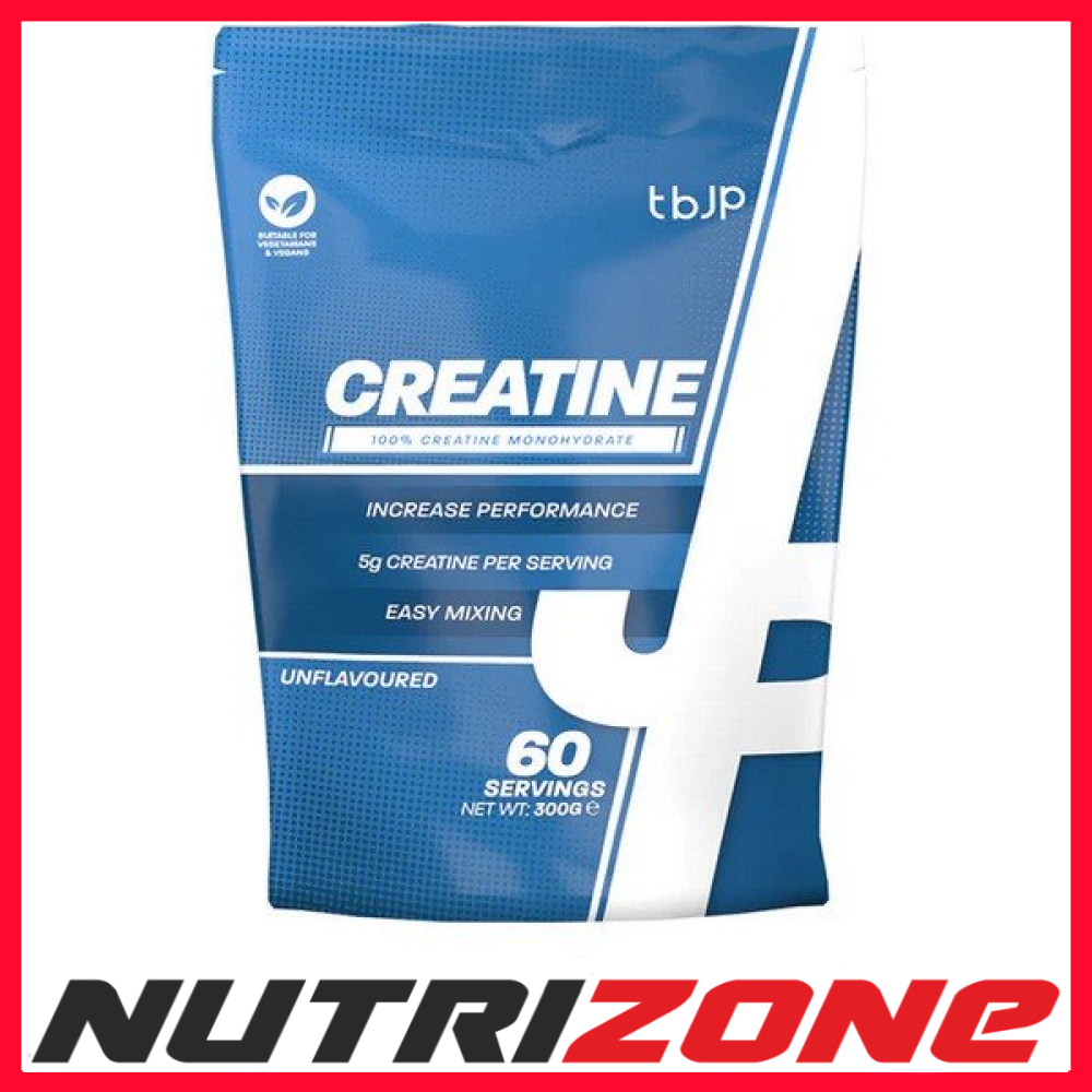Trained by JP Creatine Monohydrate, Unflavoured (Bag) - 300 grams