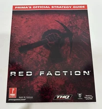 Red Faction Prima Official Strategy Guide 2001 Maps, Weapons, Walkthroughs
