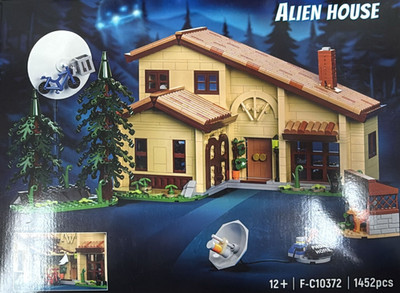 New Aliens Building Blocks Set Et House 1452 Pcs
