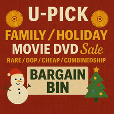   U-PICK FAMILY / HOLIDAY MOVIE DVD LOT : Rar...