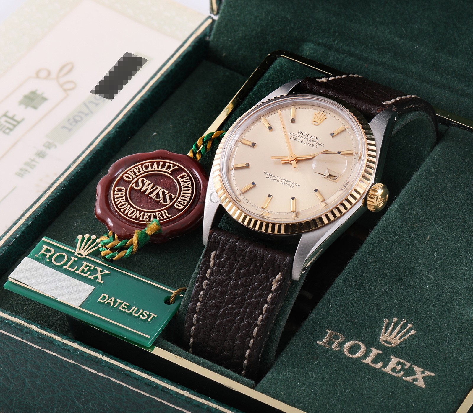 Rolex Datejust 36 1601 Fluted Bezel
