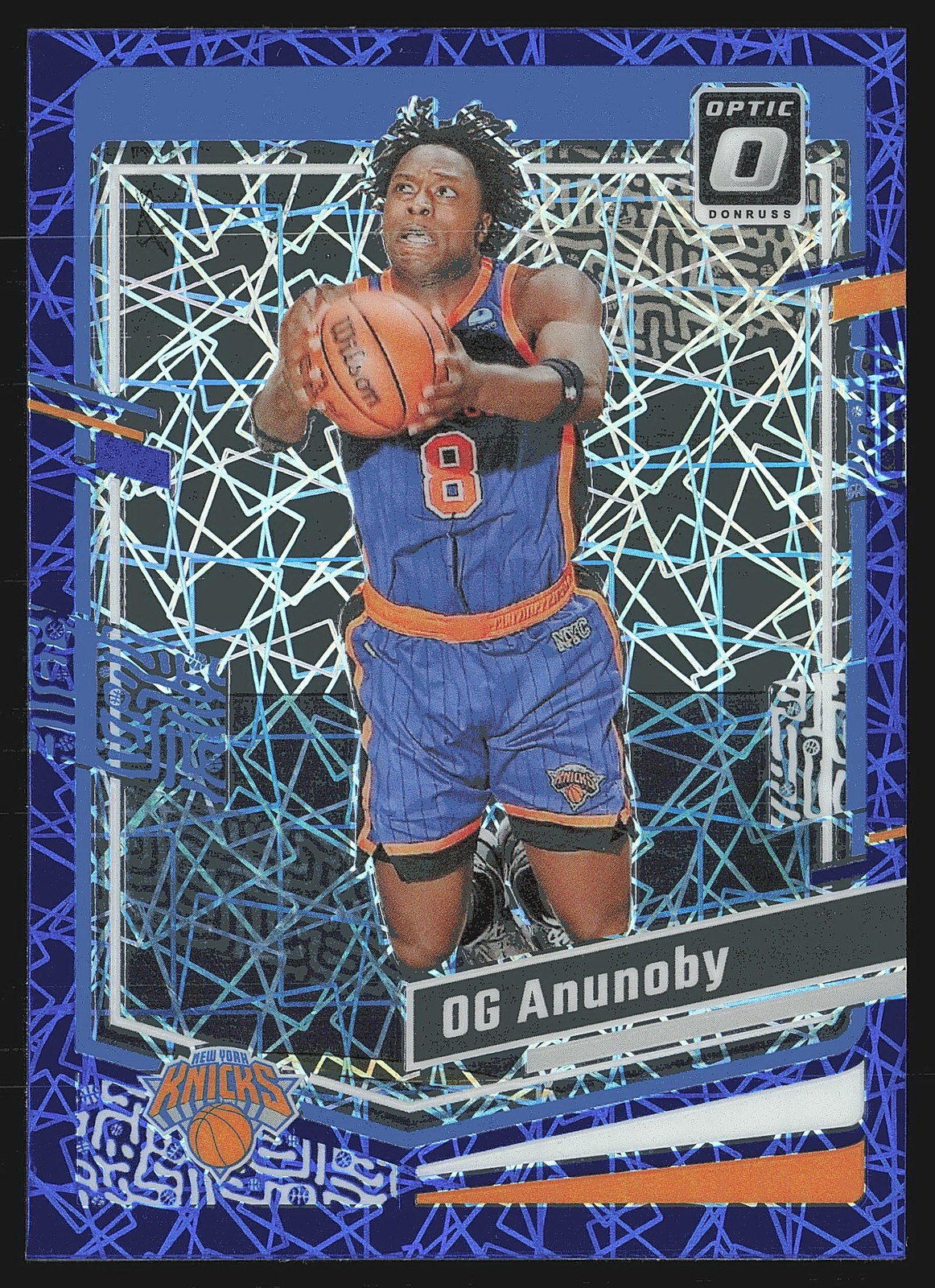 2023-24 Donruss Optic #191 OG Anunoby Blue Velocity