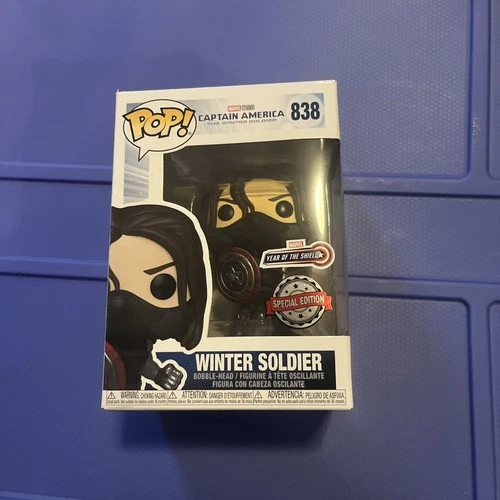 Funko Pop! Marvel: Year of The Shield - The Winter Soldier, Amazon Exclusive