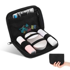 IANFAN Diabetes Supply Case, Portable Testing 15 cm x 11 cm, Black