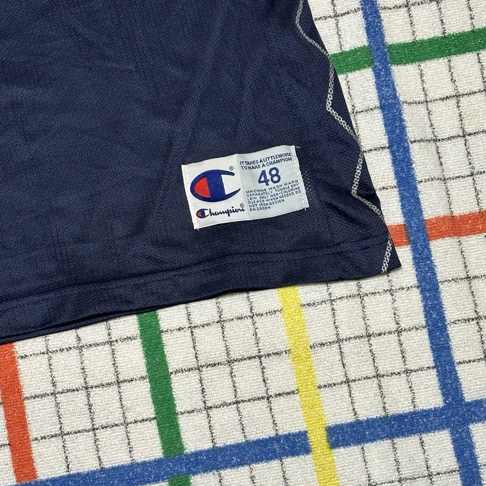 Camiseta DE COLECCIÓN Jason Kidd Champion Adulto XL 48 Nets #5 NBA Baloncesto Años 90 Y2K Foto 4 de 4