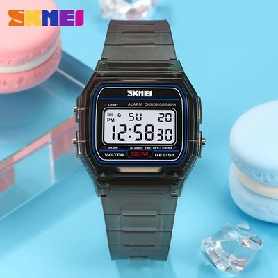 SKMEI 2056 Electronic Waterproof Sports Watch for Men Women Countdown Boy